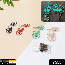 Bicycle Shape Key Chain Holder and wall mount bike hook Key Holders Plastic Key Holder For Home, Office (pack of 4) - dailyneed.life