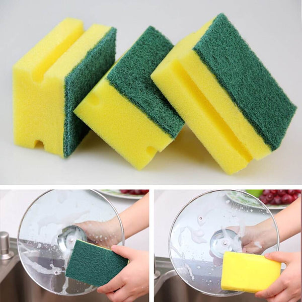Scrub Sponge 2 in 1 PAD for Kitchen, Sink, Bathroom Cleaning Scrubber - dailyneed.life