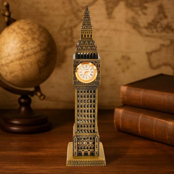 Big Ben London Clock Tower Miniature Metal Statue - Elegant Home Decor and Perfect Gifting Option - dailyneed.life