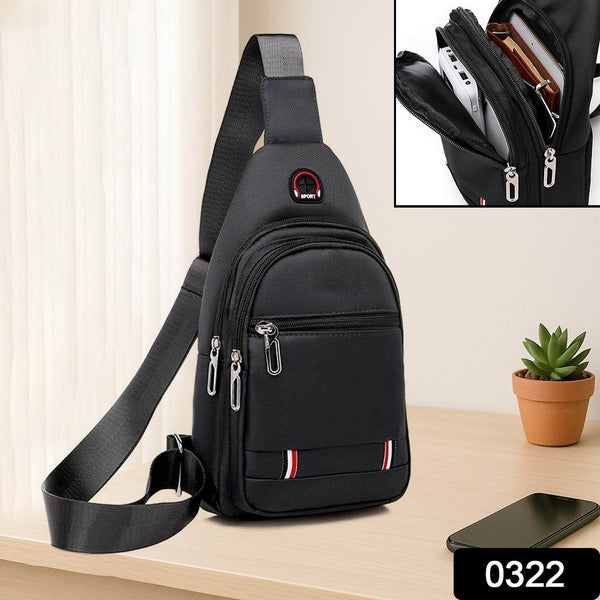 Multipurpose Crossbody Chest Bag for with USB Charging Port - dailyneed.life