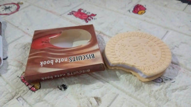 Round Biscuit-Scented Notebook – Fun Writing Copybook (1 Pc) - dailyneed.life