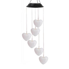 Solar Powered Wind Chimes with Lights: Outdoor Garden Decor (6 LED) - dailyneed.life