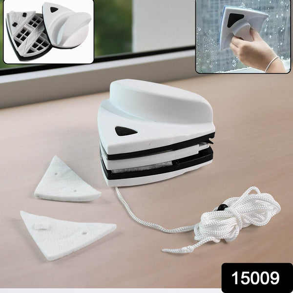 DOUBLE FACE GLASS CLEANER WINDOW SQUEEGEE, MAGNETIC WINDOW WASHING EQUIPMENT - dailyneed.life