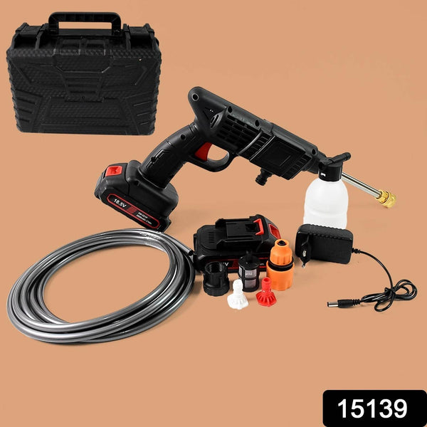 Double Battery 18.5V Rechargeable Electric, Car Washer Gun (1 Set) - dailyneed.life