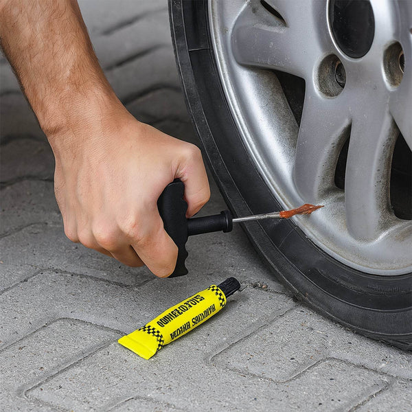 Tyre Puncture Repair Kit with 3 Seal Strips (5 Pcs Set) - dailyneed.life