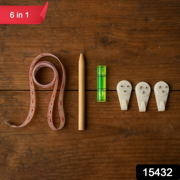 6-in-1 Wall Hanging & Measurement Tool Kit - dailyneed.life