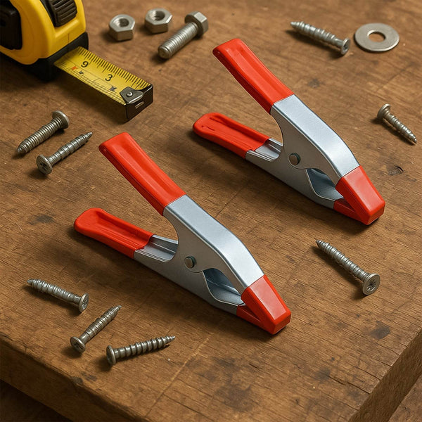 4 Inch Heavy Duty Spring Metal Spring Clamps (2 Pc Set) - dailyneed.life