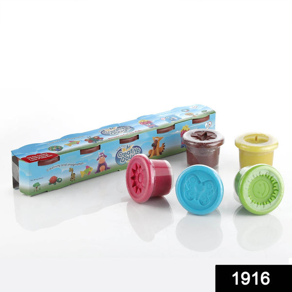 Non-Toxic Creative 100 Dough Clay 5 Different Colors, (Pack of 5 Pcs) - dailyneed.life