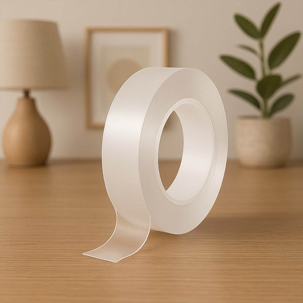 Sticky Double Sided Tape Washable Adhesive Tape Reusable (5.5×3 Cm / 1 Pc) - dailyneed.life
