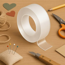 Sticky Double Sided Tape Washable Adhesive Tape Reusable (Thin / 6.5×3 Cm / 1 Pc) - dailyneed.life