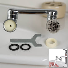 Splash Faucet Filter – 180° Rotating Sprayer, Double O-Ring, Movable Water-Saving Sink Aerator Extender (Loose) - dailyneed.life
