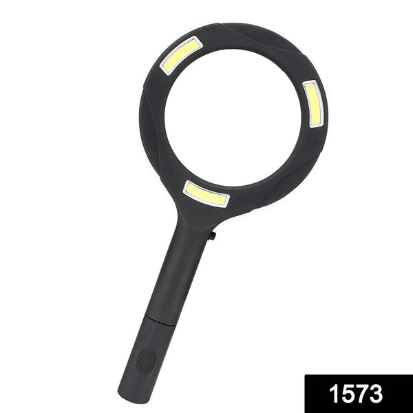 Magnifying Glass with 3 Led Light 3X Power and Rubberized Handle - dailyneed.life