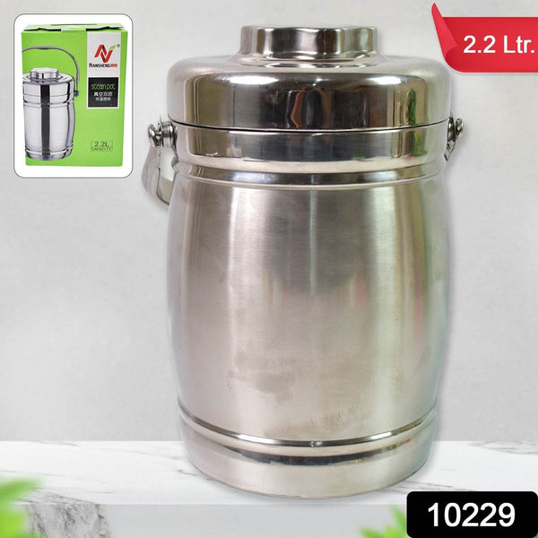 Stainless Steel Lunch Box, Insulated Lunch Box Double Vacuum‑Layer (2.2 Ltr.) - dailyneed.life
