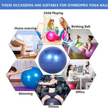 Anti-Burst Exercise Heavy Duty Gym Ball (Multicolour) (75Cm) - dailyneed.life