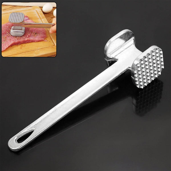 Double Sided Beef Steak Mallet (Aluminum): Meat Tenderizer Hammer - dailyneed.life