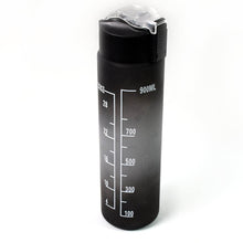 Plastic Black Motivational Water Bottle with Straw (900 ML) - dailyneed.life