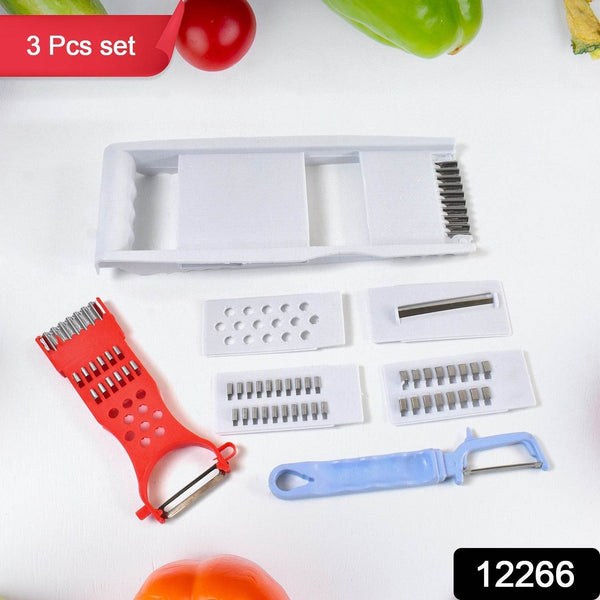 3 in 1 Kitchen Set: Grater Base, Slicing Attachment, and Peeler (3 Pcs Set) - dailyneed.life