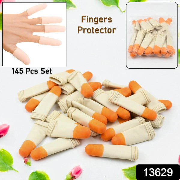 Finger Caps, Silicone Finger Protectors Sleeves (Finger Cots / 145 Pcs Set Approx) - dailyneed.life