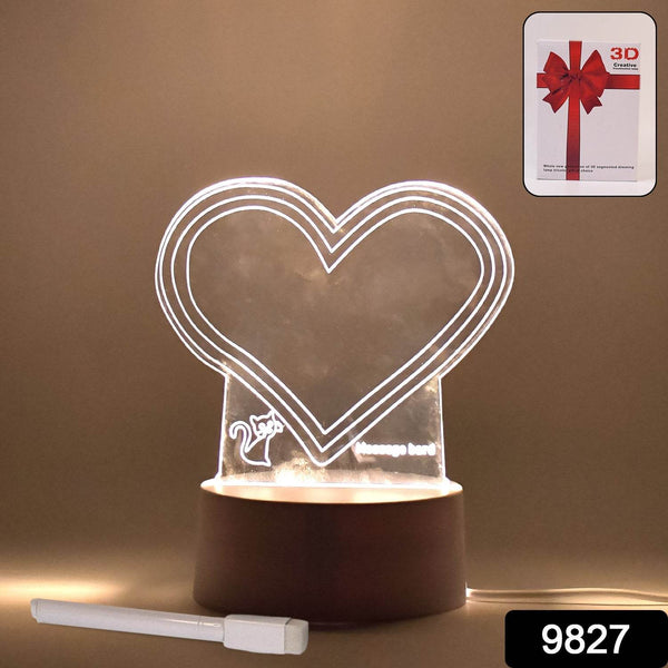 Creative Visualization Lamp 3D Acrylic Decorative Lamp With Pen - dailyneed.life