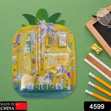 Stationery Set for School & Office with Pencil & Ruler (Gift, 6 Pc) - dailyneed.life