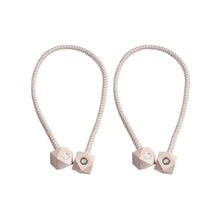 Non-Magnetic Curtain Tiebacks: Decorative Pearl Design (2 Pc, (Without Magnet Buckle) - dailyneed.life