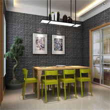 Wall 3D Ceiling Wallpaper Tiles Panel Vinyl Stickers Self-Adhesive for Home (Black) - dailyneed.life