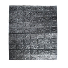 Wall 3D Ceiling Wallpaper Tiles Panel Vinyl Stickers Self-Adhesive for Home (Black) - dailyneed.life