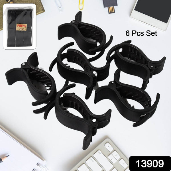 Big Hair Clips for Girls Kids Hair Accessories (6 Pcs Set / Black), Hair accessories - dailyneed.life