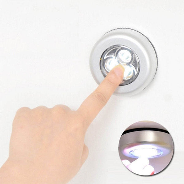 3 Led Cordless Stick Tap Wardrobe Touch Light Lamp - dailyneed.life