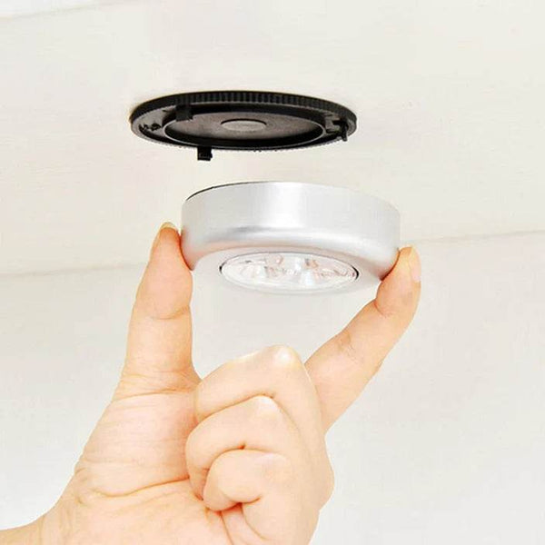 3 LED CORDLESS STICK TAP WARDROBE TOUCH LIGHT LAMP (1 Pc) - dailyneed.life
