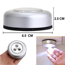 3 Led Cordless Stick Tap Wardrobe Touch Light Lamp - dailyneed.life