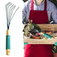 Stainless Steel Tooth Garden Leaf Rake - dailyneed.life