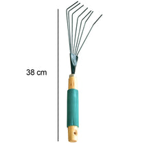 Stainless Steel Tooth Garden Leaf Rake - dailyneed.life