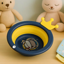 Cartoon Shape Wash Basin, Space Saving Multi Function Foldable Baby Wash basin Easy Clean Lightweight Thicken for Washing Face for Home (33x31 Cm / 1 pc) - dailyneed.life