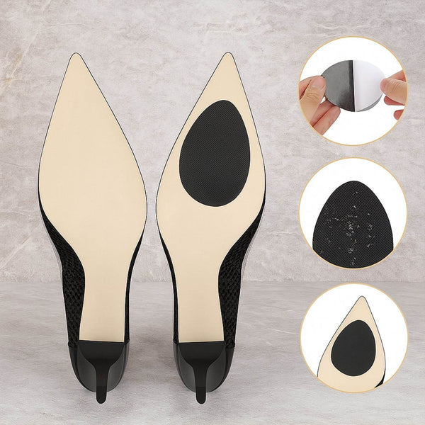 Non-Slip Shoe Pads, Rubber Shoe Sole Protector Pads, Self-Adhesive Shoe Grips Pads Stickers Non Skid for Ladies Shoes, High Heels, Boots - dailyneed.life