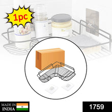 Self-Adhesive Kitchen-Bathroom Corner Shelf Organiser Storage Rack - dailyneed.life
