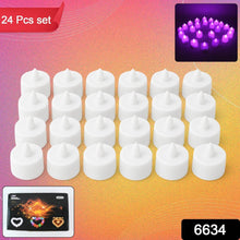 Flameless LED Tealights, Smokeless Plastic Decorative Candles - Led Tea Light Candle For Home Decoration, Diwali (Pack Of 24) - dailyneed.life