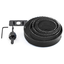 8-Piece Set Carbon Arbored Adjustable Hole Saw Set Round Circular (64 mm, 76mm1 89mm, 102mm & 127mm) - dailyneed.life