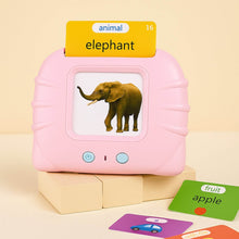 Preschool Learning Toys Flash Cards for Small Kids Educational Toys English Words Learning Machine for Kids with 224 Words, Birthday Gift for Kids Intelligent Electric Kids Language Card (1 Set) - dailyneed.life