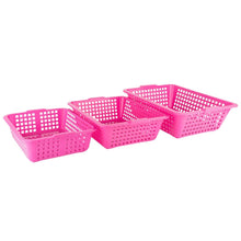 Plastic Multiple Size Cane Fruit Baskets (3 Size Large, Medium, Small) - dailyneed.life