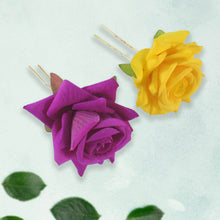 Colourful Flowing Flower Hair Pin (12 Pcs Set / Mix Color) - dailyneed.life