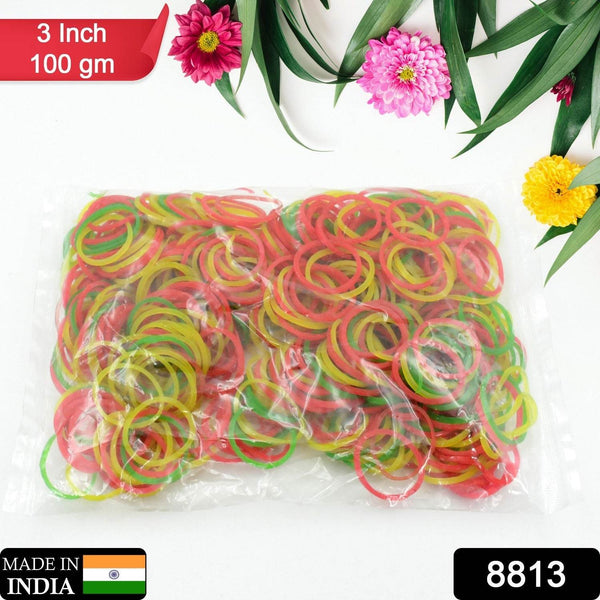 Strong & Reusable Rubber Bands: Multicolor for Office, Home & School, Hair accessories - dailyneed.life