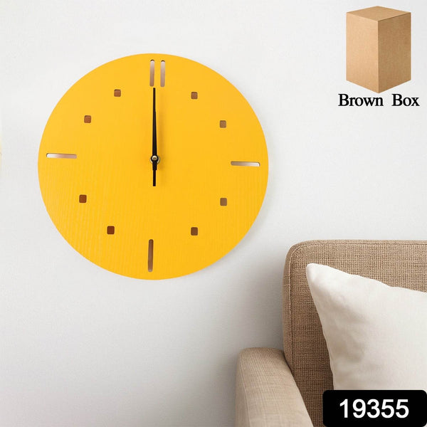 Modern Round Wall Clock Stylish and Silent Non-Ticking Decorative Timepiece (1 Pc) - dailyneed.life