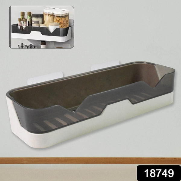 Wall Mounted Adhesive Bathroom Shower Caddy / Shelf / Plastic (1 Pc) - dailyneed.life