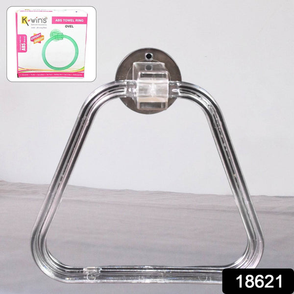 Unbreakable ABS Square Towel Ring Wall Mounted Stand / Holder (1 Pc) - dailyneed.life