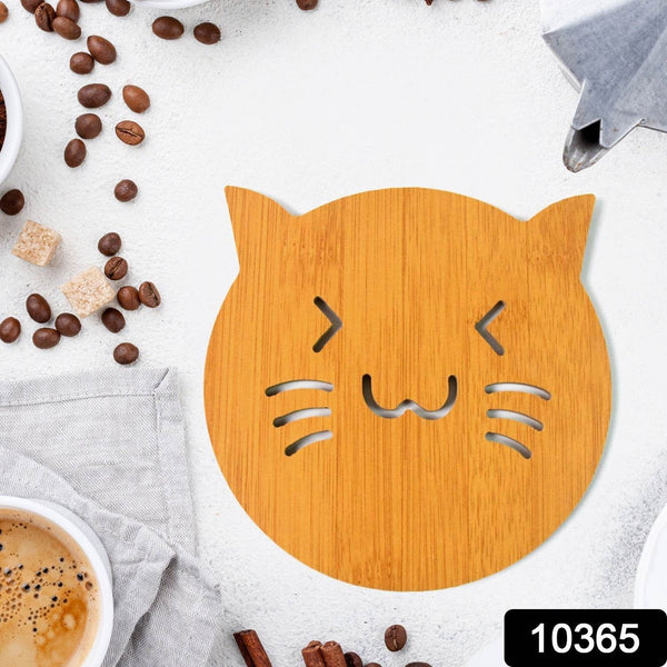 Square Bamboo Wood Table Place mat Hot Pot Cup Mat Tea Coaster(14×14 Cm / 1 Pc) - dailyneed.life