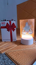 Beautiful 3D Lord Shiva Frame with Soft White Light (1 Pc) - dailyneed.life