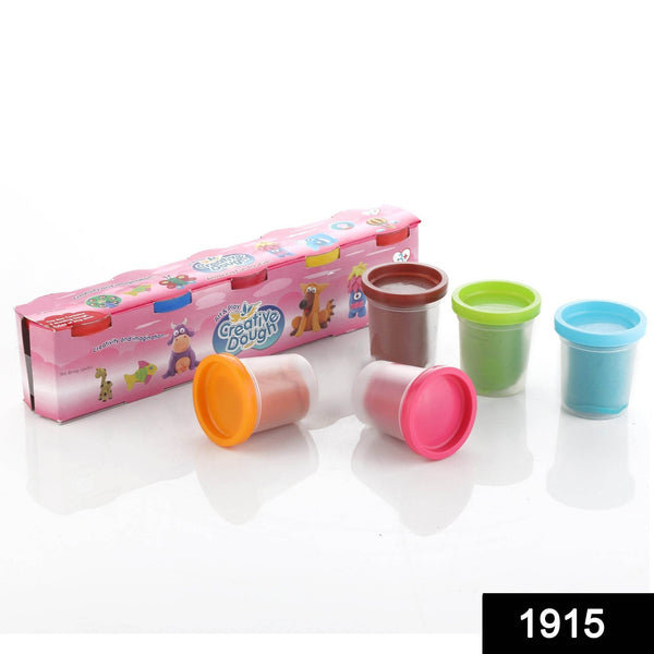 Non-Toxic Creative 50 Dough Clay 5 Different Colors (Pack of 5 Pcs) - dailyneed.life