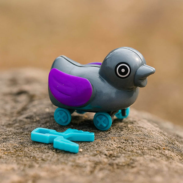 Small push back duck toy, Ejectable spring tail duck, Small DIY duck Toy - dailyneed.life