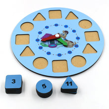 AT49 Wooden Clock Toy and game for kids and babies for playing and enjoying purposes. - dailyneed.life